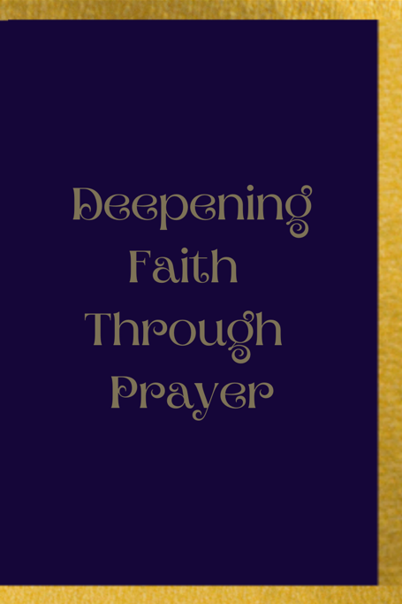 Men's Christian Prayer Journal