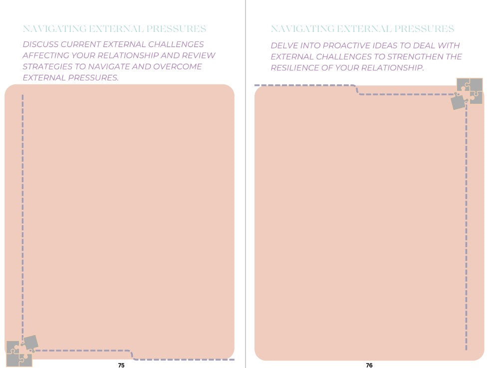 Workbook journal relationship couples