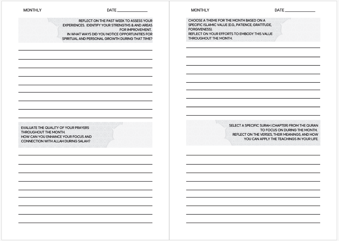 Monthly Muslim Prayer Ramadan